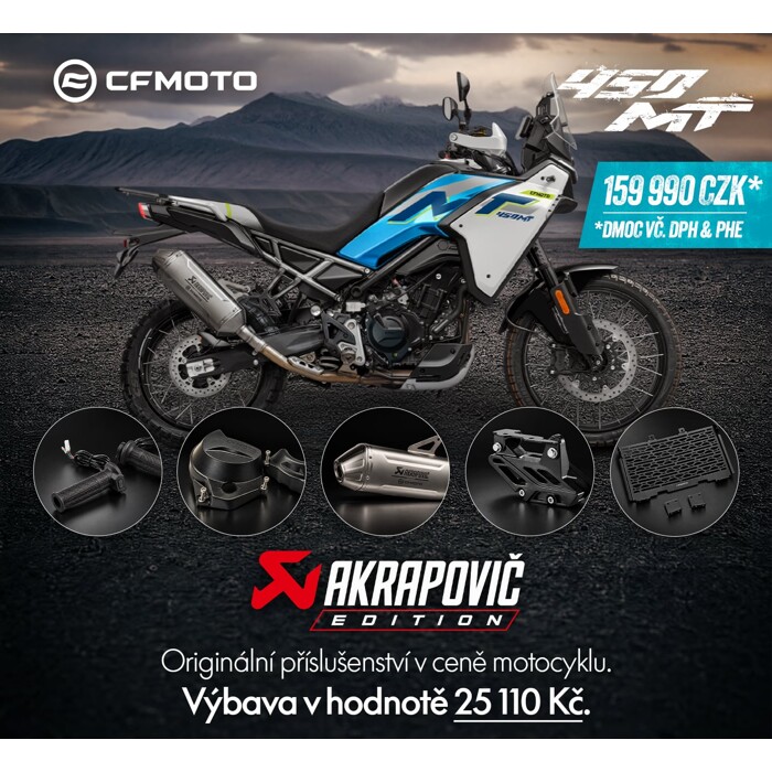 CFMOTO 450MT-R/RX Akrapovič Edition